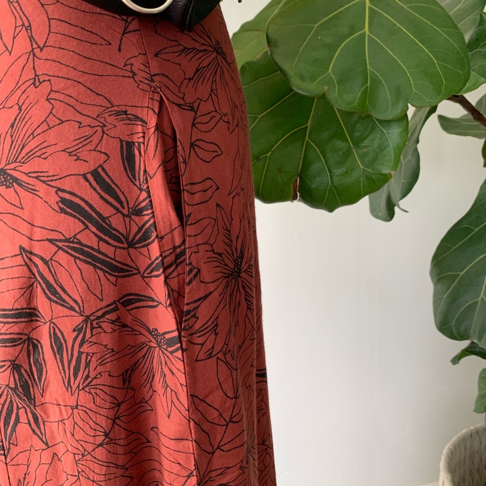 🔥🔥RVCA - BUTTON DOWN MIDI DRESS🔥🔥 - Picture 8 of 8